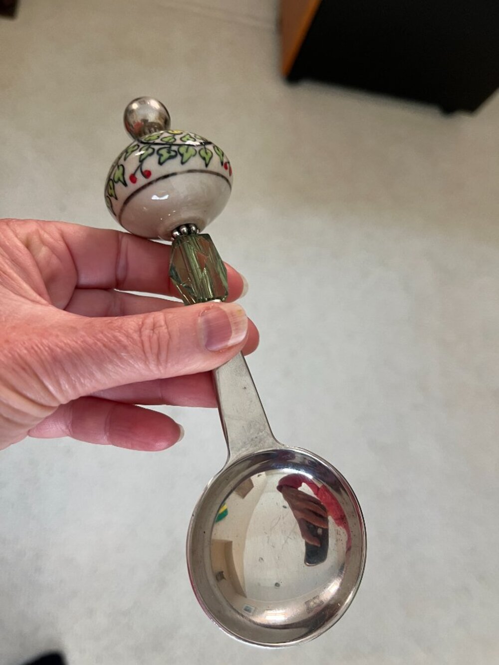 Artistic Stainless Steel Scoop for Coffee, Tea, Sugar, Candy, etc.
